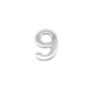 Polished Letters and Numbers 925 Sterling Silver Charm Philippines | Silverworks
