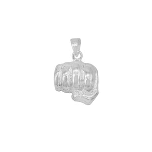 Polished Hand Fist 925 Sterling Silver Charm Philippines | Silverworks