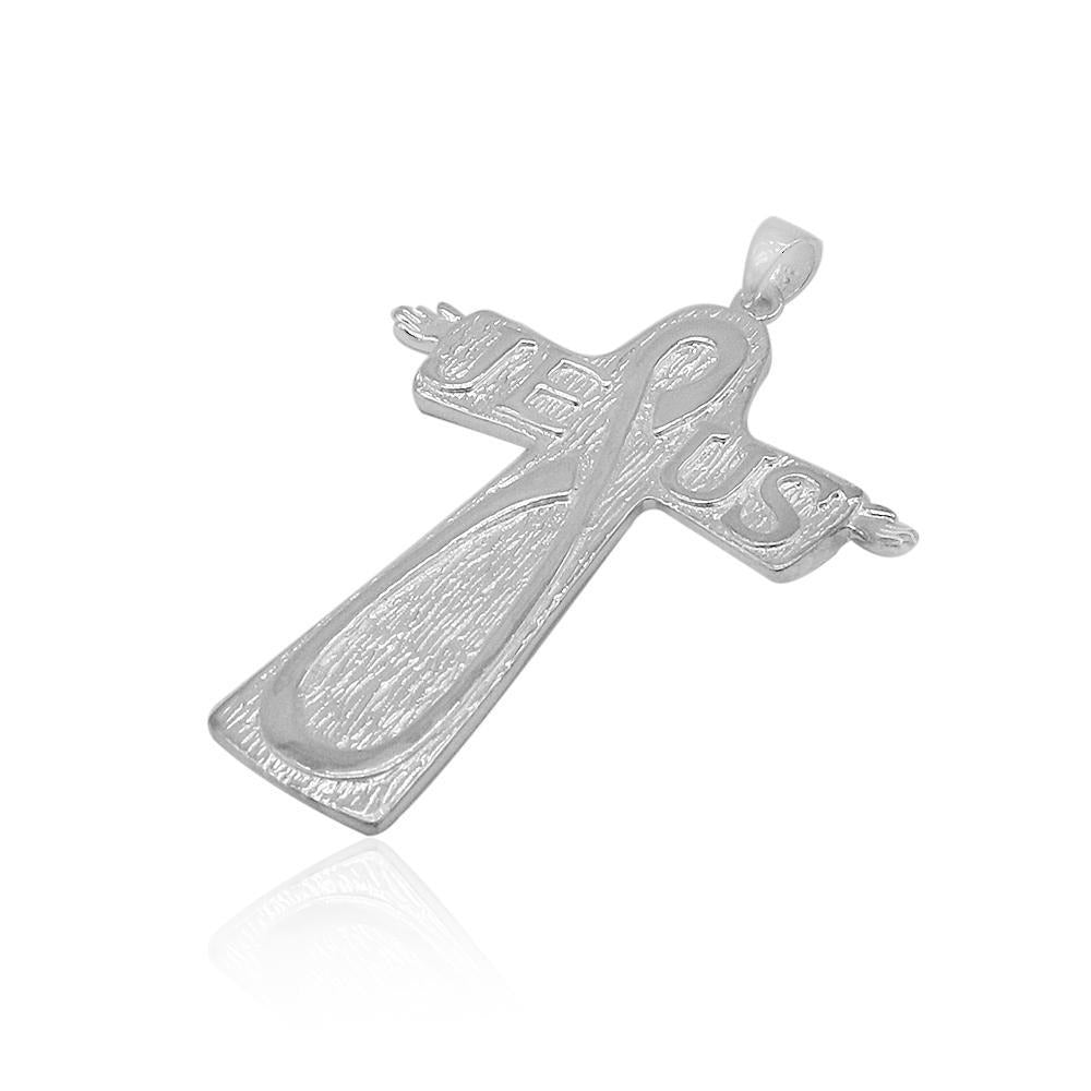 Renly Jesus Cross 925 Sterling Silver Pendant | Silverworks