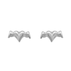Maddox Heart Angel 925 Sterling Silver Stud Earrings Philippines | Silverworks