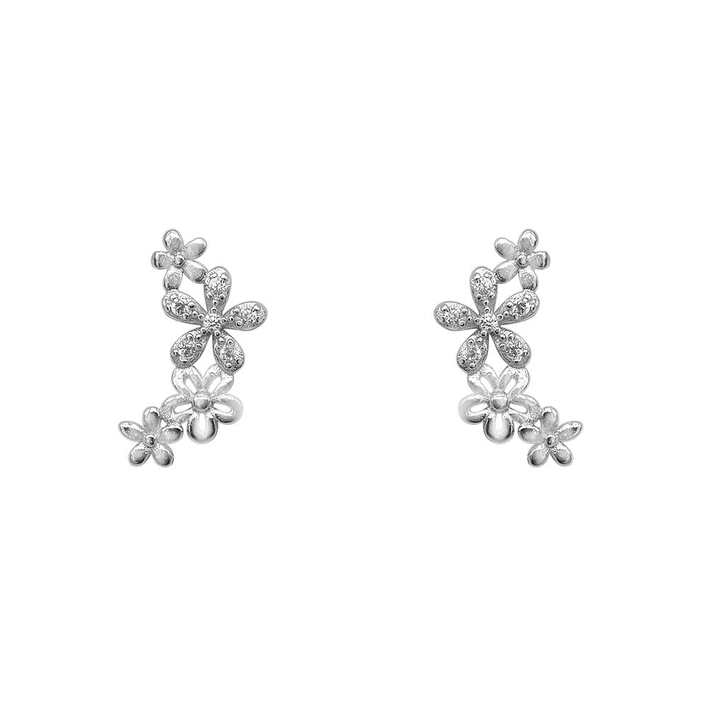 Mae Flower Climber Flower Climber 925 Sterling Silver Stud Earring Philippines | Silverworks