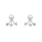 Madyson Two Way Pearl Jacket 925 Sterling Silver Silver Earrings Philippines | Silverworks