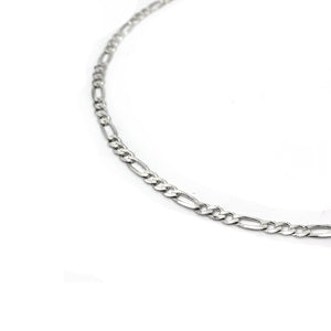 
                
                    Load image into Gallery viewer, Medium Thick Figgaro 925 Sterling Silver Chain Necklace Philippines | Silverworks
                
            