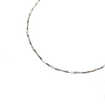 2 Thin Bar and 2 Thin Zigzag Bar Chain Necklace