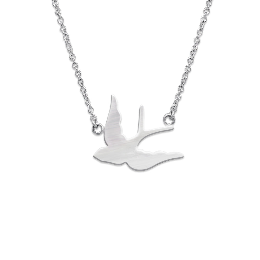 Kazu Flying Bird 925 Sterling Silver Pendant Necklace | SilverWorks