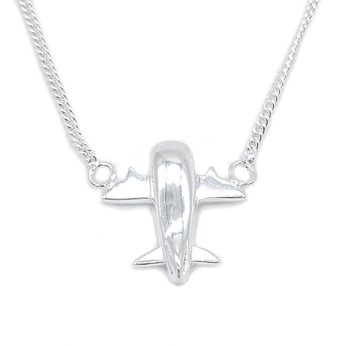 Peggy Plane 925 Sterling Silver Pendant Necklace | SilverWorks
