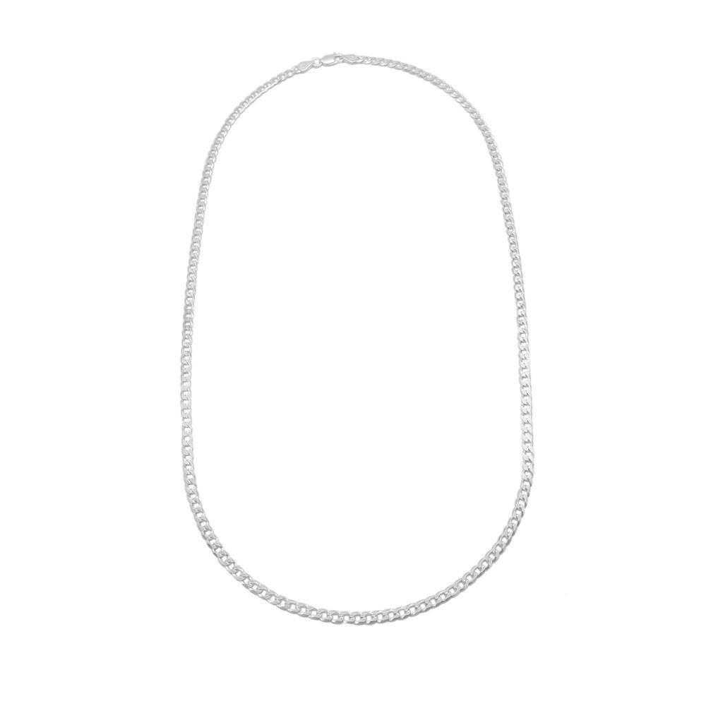 Polished Curb Chain 925 Sterling Silver Necklace Philippines | Silverworks
