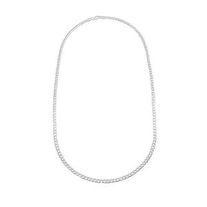 Polished Curb Chain 925 Sterling Silver Necklace Philippines | Silverworks