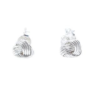Naya Knot 925 Sterling Silver Silver Stud Earrings Philippines | Silverworks