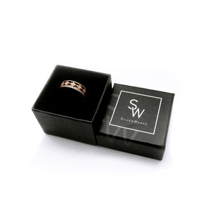 Itzy Gold Plated Diamond Cut 925 Sterling Silver Ring Philippines | Silverworks