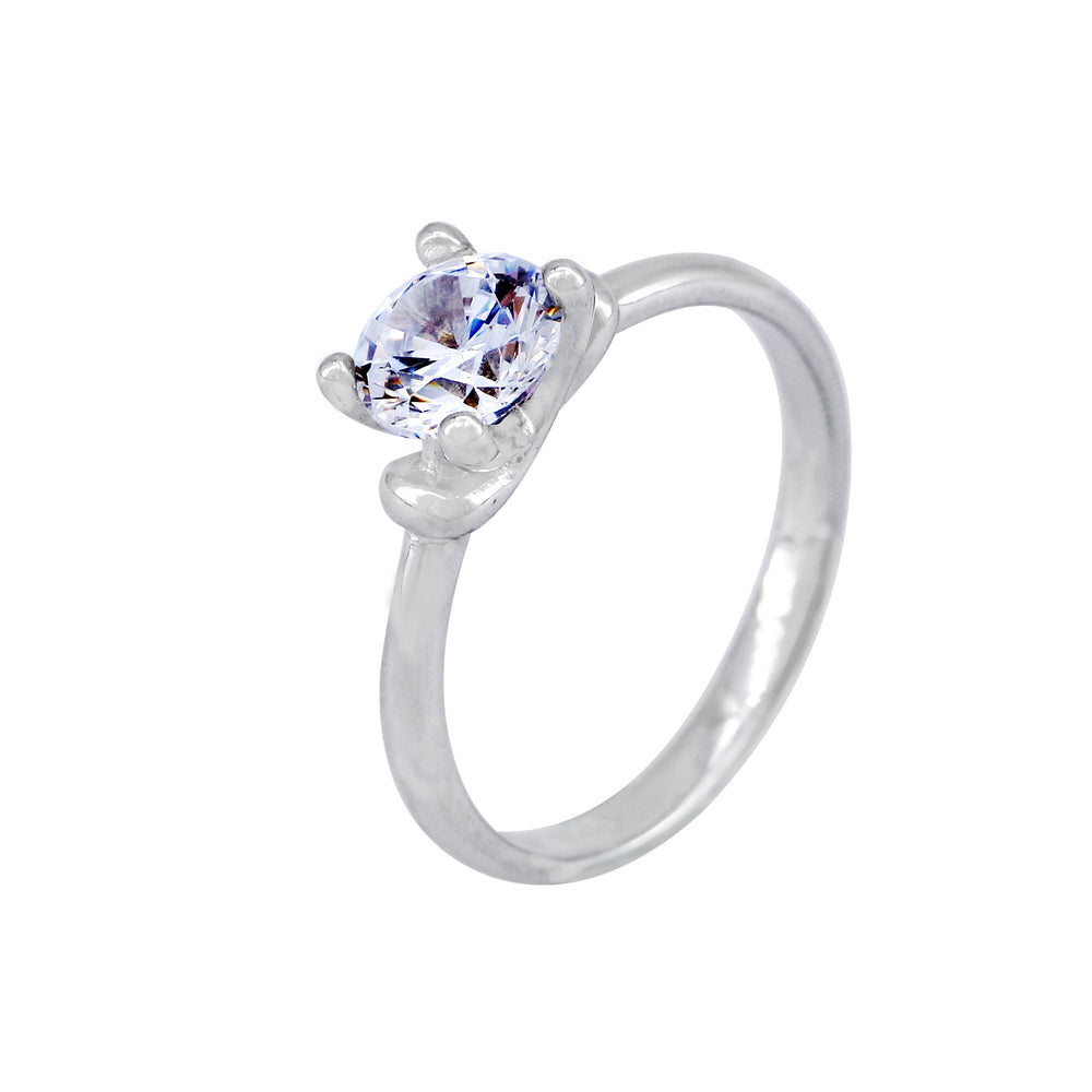 Lasso Design Traditional 925 Sterling Silver Engagement Ring Philippines | Silverworks
