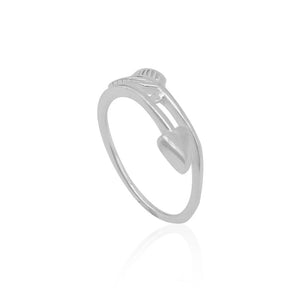 
                
                    Load image into Gallery viewer, Polished Arrow 925 Sterling Silver Ring Philippines | Silverworks
                
            