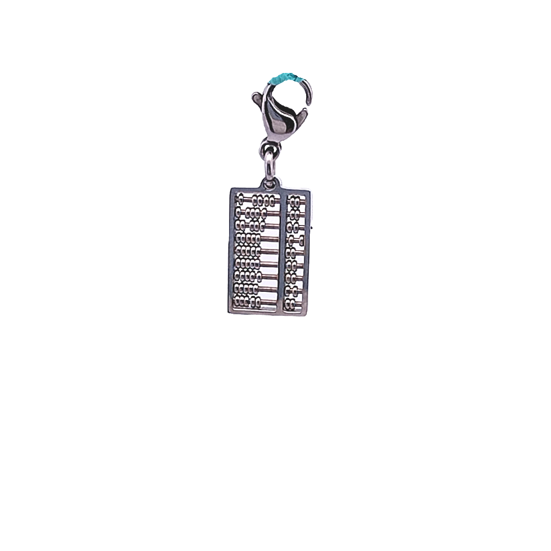 Axel Abacus Stainless Steel Charm | SilverWorks