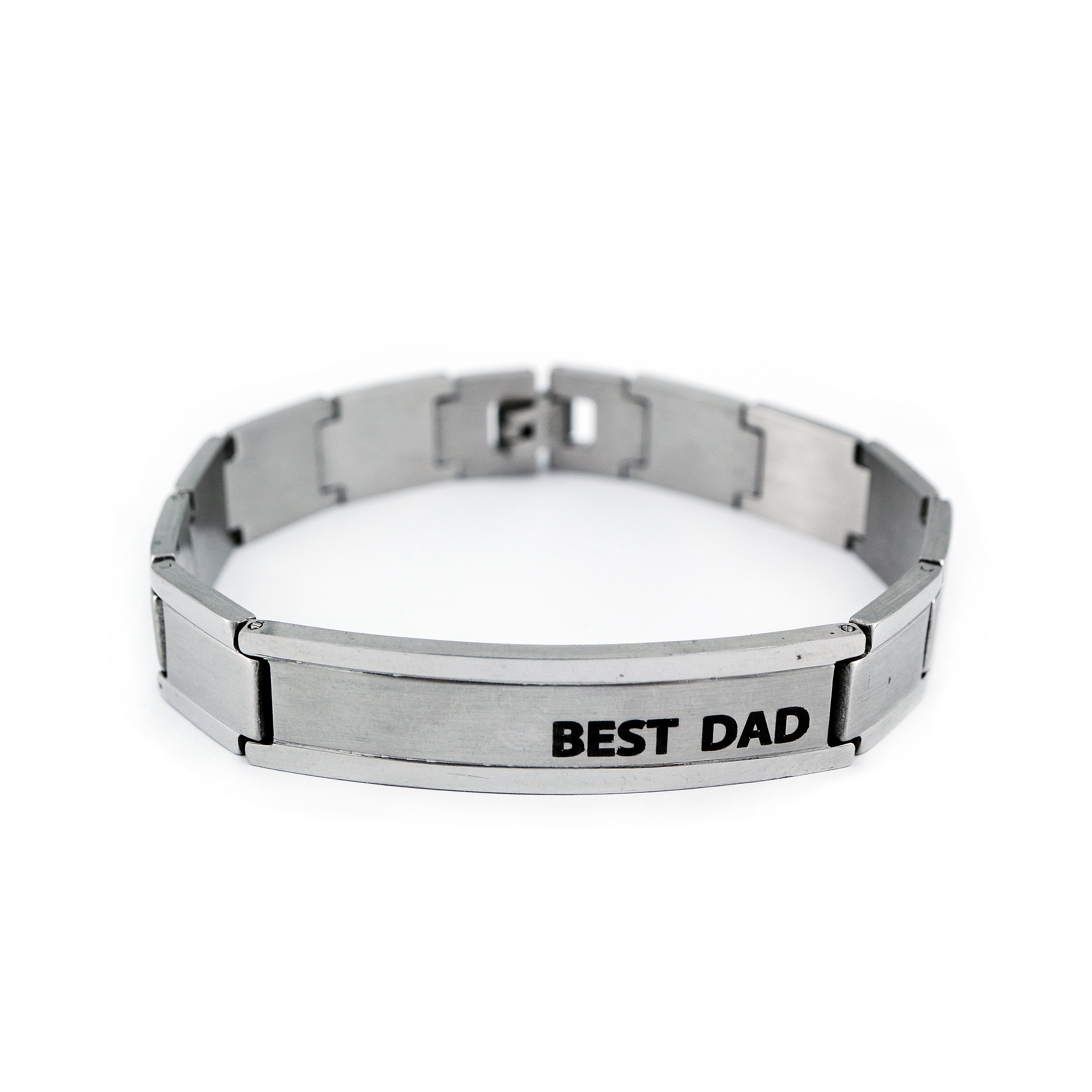 Silver dad bracelet on sale