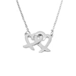 Intertwined Heart Earrings and Necklace Set Stainless Steel Hypoallergenic Jewelry Set Philippines | Silverworks