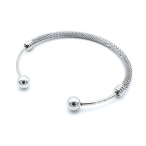 Bangle with Twisted Cable Design925 Sterling Silver Bangle Bracelet Philippines | Silverworks