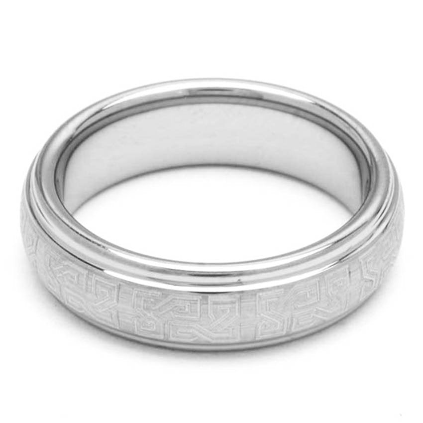 Selese Tungsten Wedding Band Ring | SilverWorks