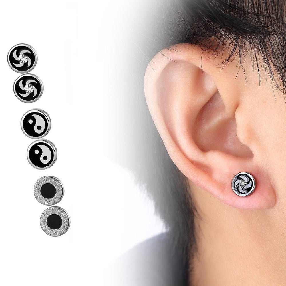 
                
                    Load image into Gallery viewer, 3 Set of Round Stud Earrings Philippines | Silverworks
                
            