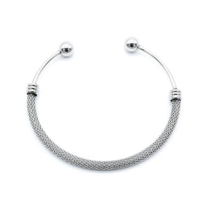Bangle with Twisted Cable Design925 Sterling Silver Bangle Bracelet Philippines | Silverworks