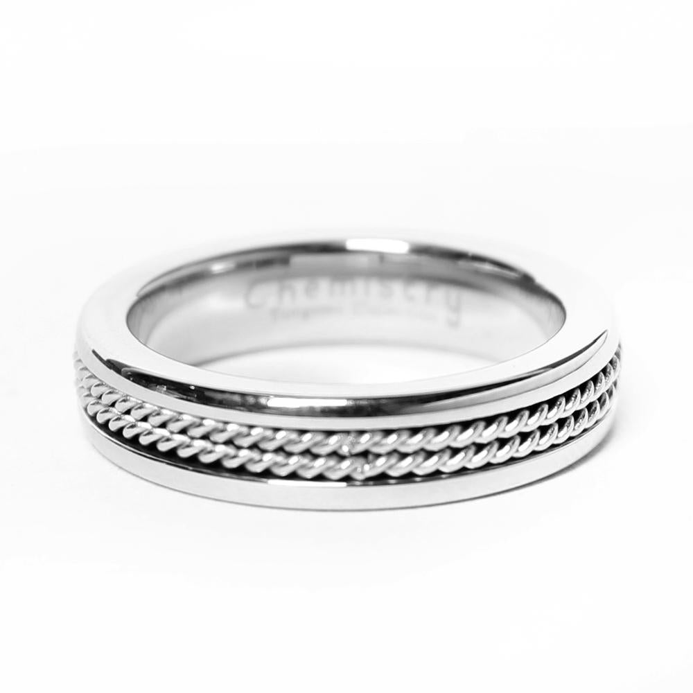 Silverworks T66 Braide Tungsten Ring