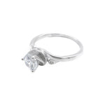 Swirl Nature Lover 925 Sterling Silver Engagement Ring Philippines | Silverworks