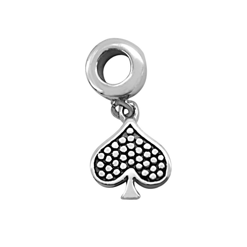 Spade Charm Stainless Steel Hypoallergenic Dangling Earrings Philippines | Silverworks