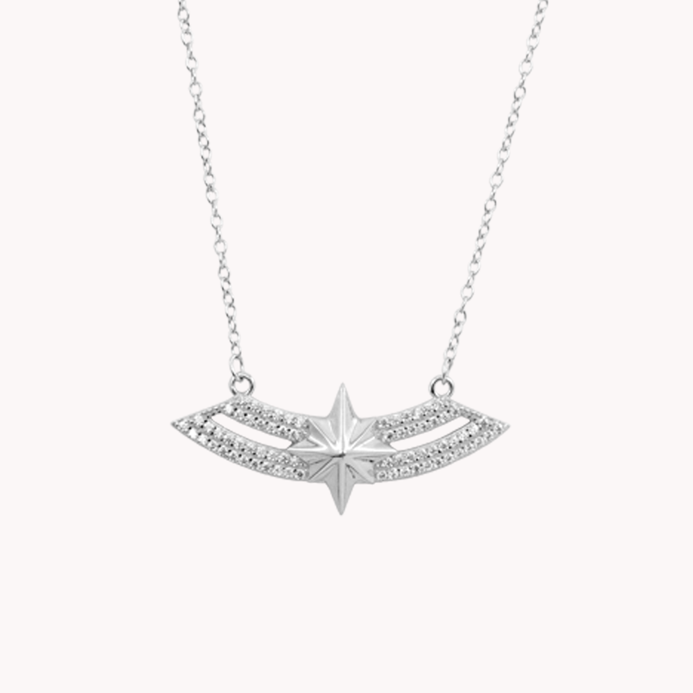 Halea Starburst 925 Sterling Silver Pendant Necklace | SilverWorks
