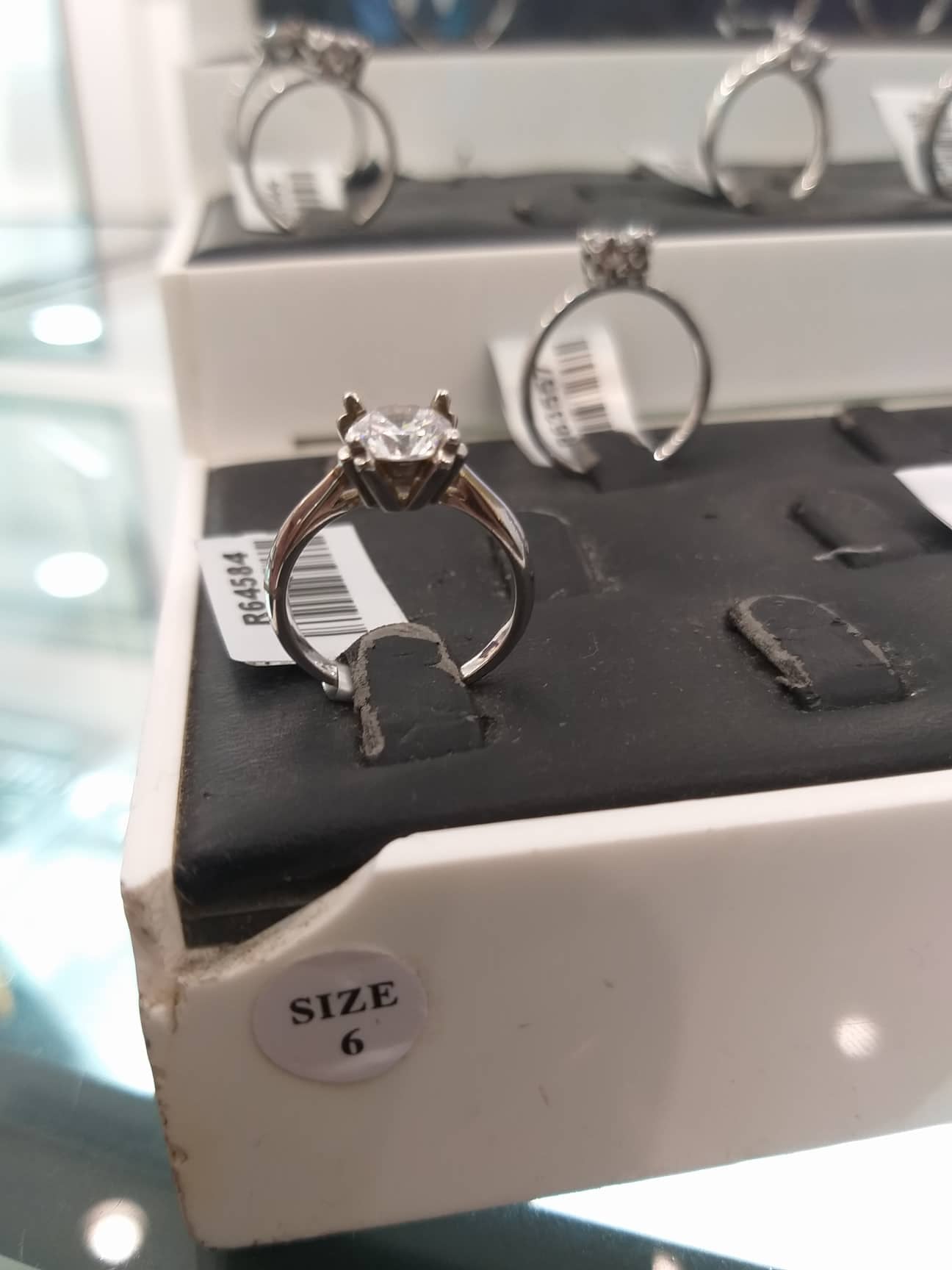 Frances Brilliant Solitaire 925 Sterling Silver Engagement Ring  | SilverWorks