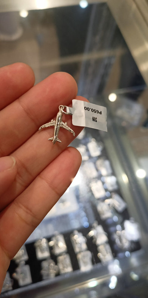 Kirk Airplane 925 Sterling Silver Pendant | SilverWorks
