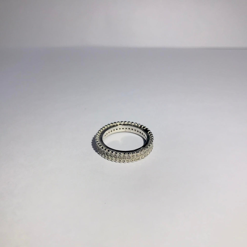 
                      
                        Wrin 925 Sterling Silver Eternity Band Ring| SilverWorks
                      
                    