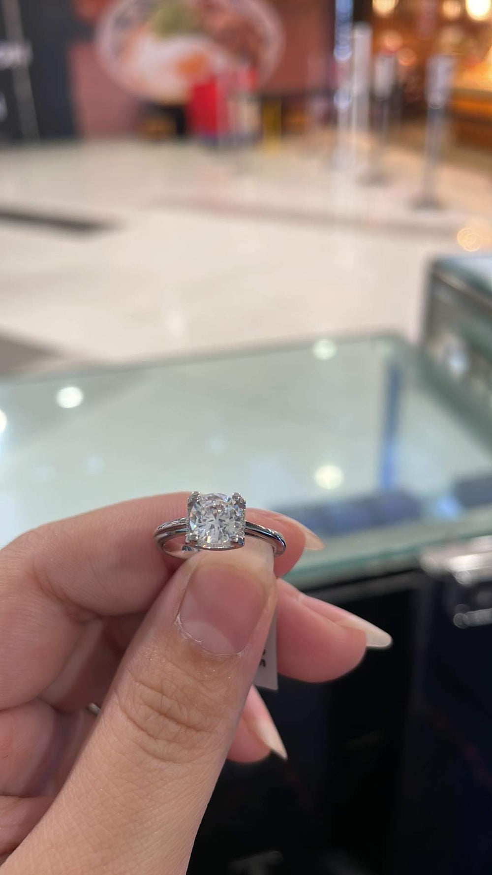 Zinnia Brilliant Cut 925 Sterling Silver Engagement Ring | SilverWorks