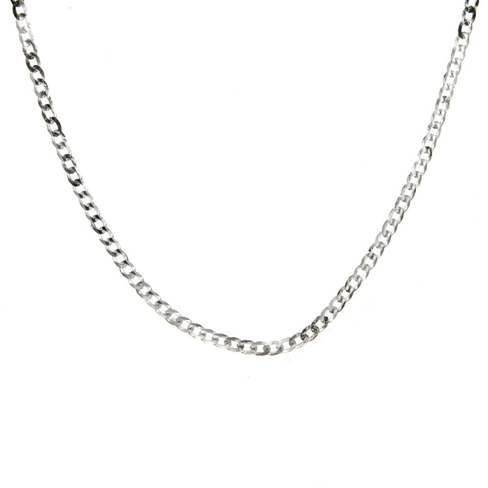 Huan Curb 925 Sterling Silver Chain Necklace | SilverWorks