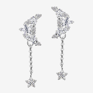 Shooting Star Inspired 925 Sterling Silver Drop Earrings Philippines | Silverworks