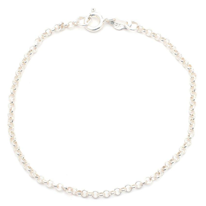 
                
                    Load image into Gallery viewer, Rolo Chain 925 Sterling Silver Bracelet Philippines | Silverworks
                
            
