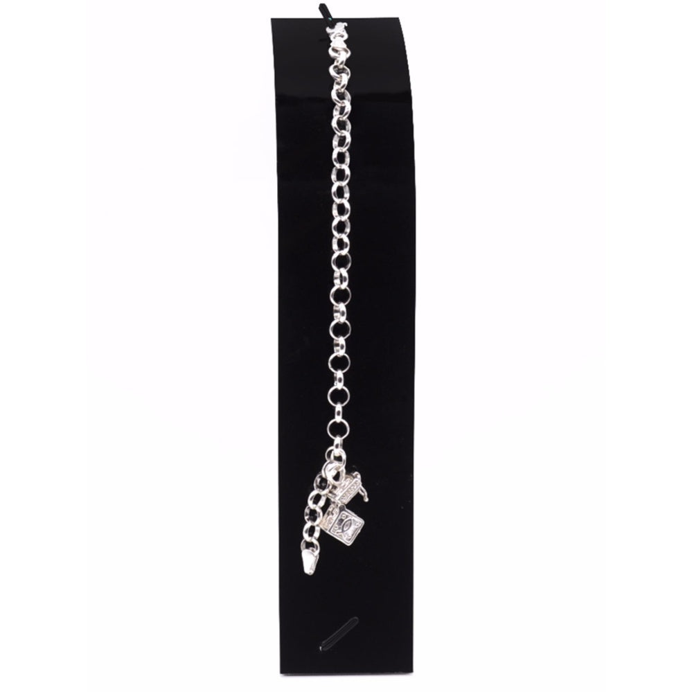 Ruby Book & Box 925 Sterling Silver Charm Bracelet | SilverWorks
