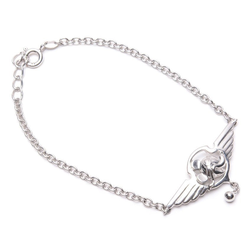 Mickey Mouse with Wings 925 Sterling Silver Bracelet Philippines | Silverworks