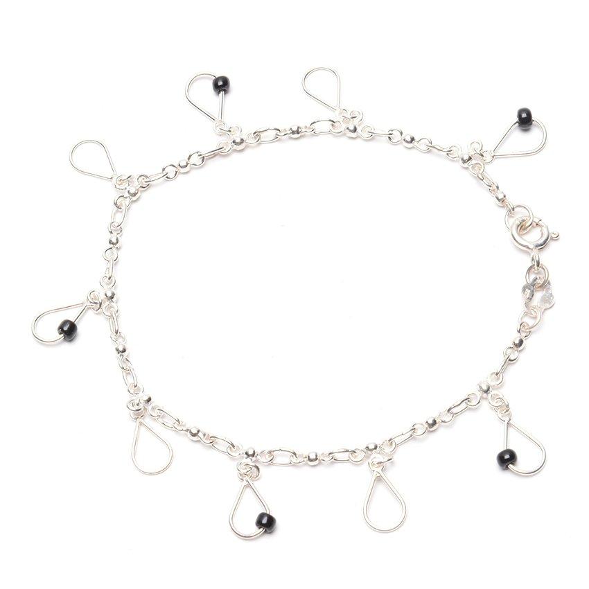 Julia Teardrop 925 Sterling Silver Charm Bracelet | SilverWorks