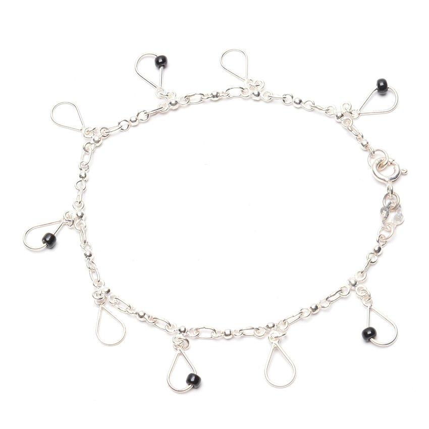  925 Sterling Silver Bracelet with Teardrop Charms Philippines | Silverworks