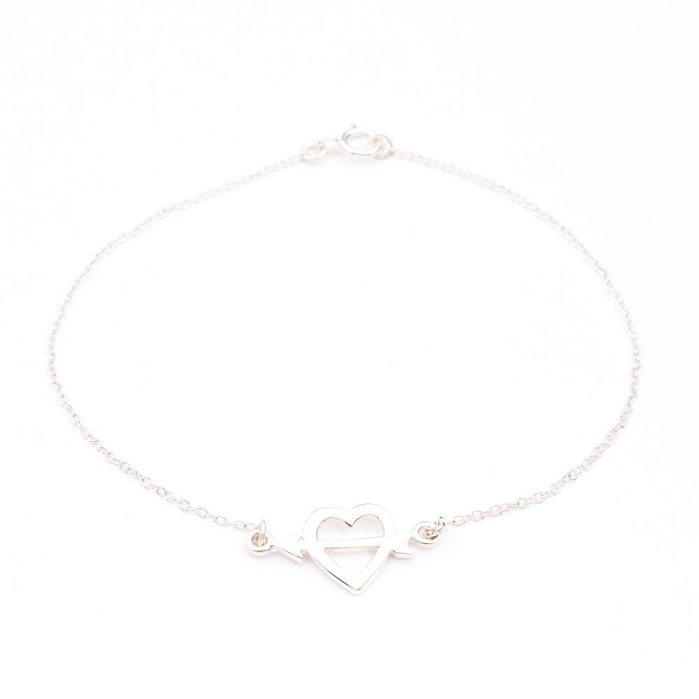 Arrowed Heart Bracelet