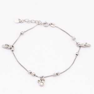 
                
                    Load image into Gallery viewer, 925 Sterling Silver Bracelet with Mickey Mouse Head and Slippers Philippines | Silverworks
                
            