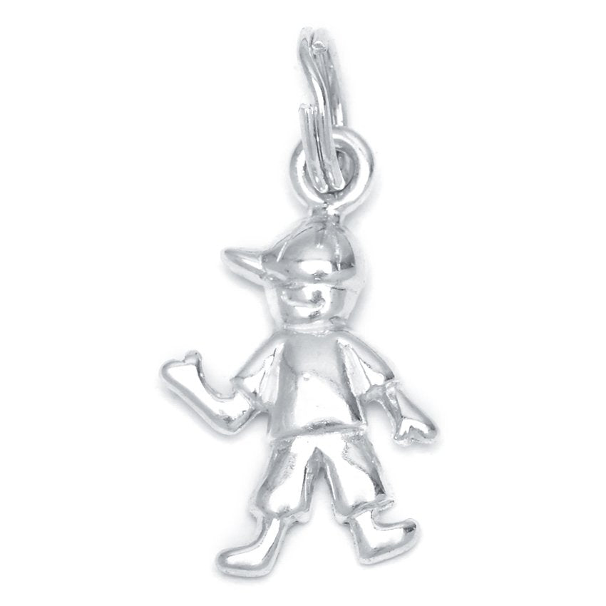 Boy with Cap Image 925 Sterling Silver Pendant Philippines | Silverworks