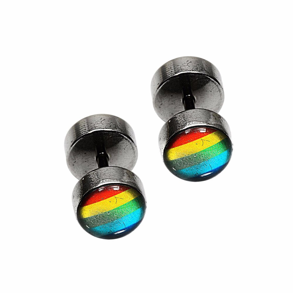 Steel Reggae Fake Tunnel Earrings