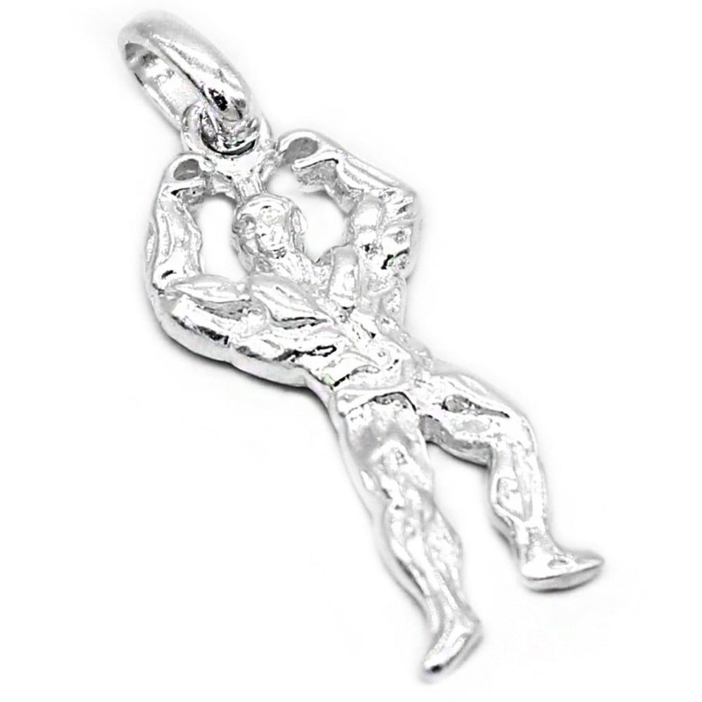 SILVERWORKS C3351 BODY BUILDER CHARM PENDANT