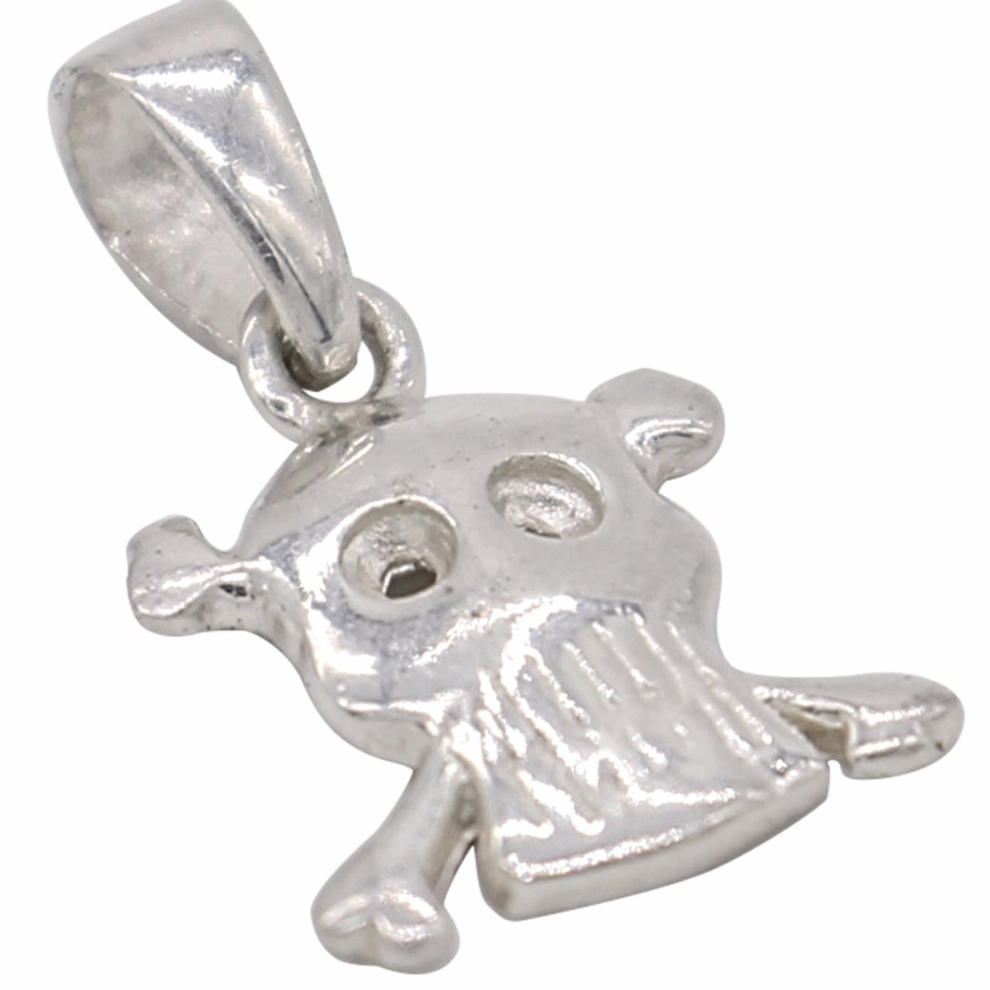 Parker Skull 925 Sterling Silver Pendant | SilverWorks