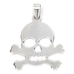 Flat Pirate Skull Charm