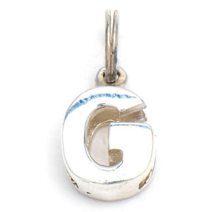 
                
                    Load image into Gallery viewer, Polished Letter 925 Sterling Silver Pendant Philippines | Silverworks
                
            
