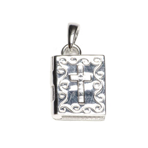 Bible Charm 925 Sterling Silver Charms and Pendants Philippines | Silverworks