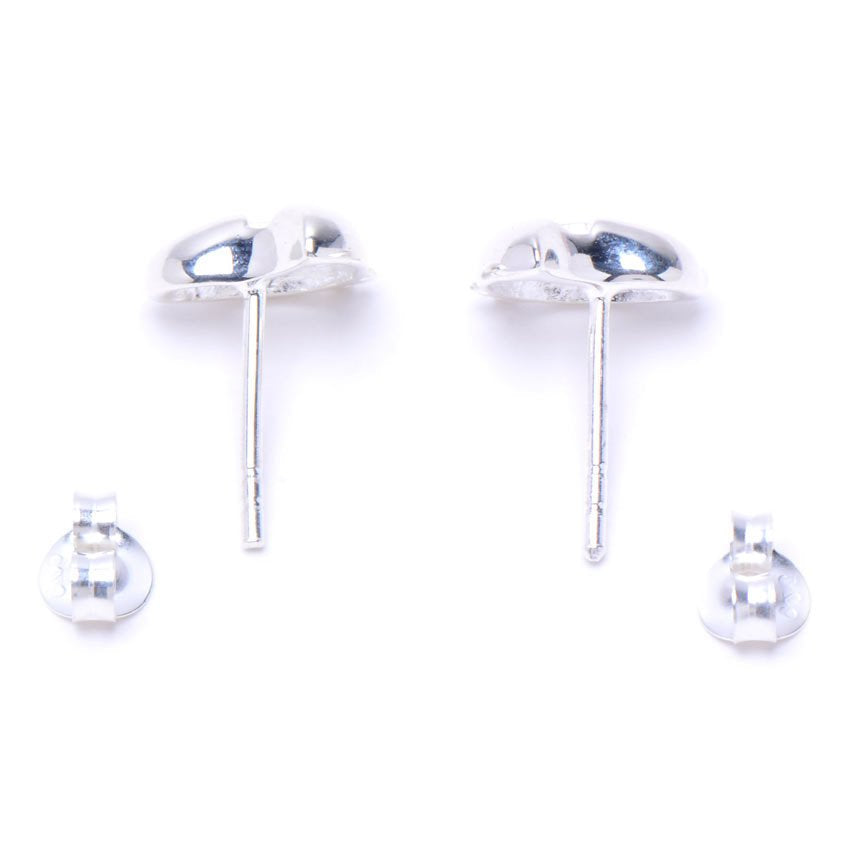Riley Chick & Heart 925 Sterling Silver Stud Earrings | SilverWorks