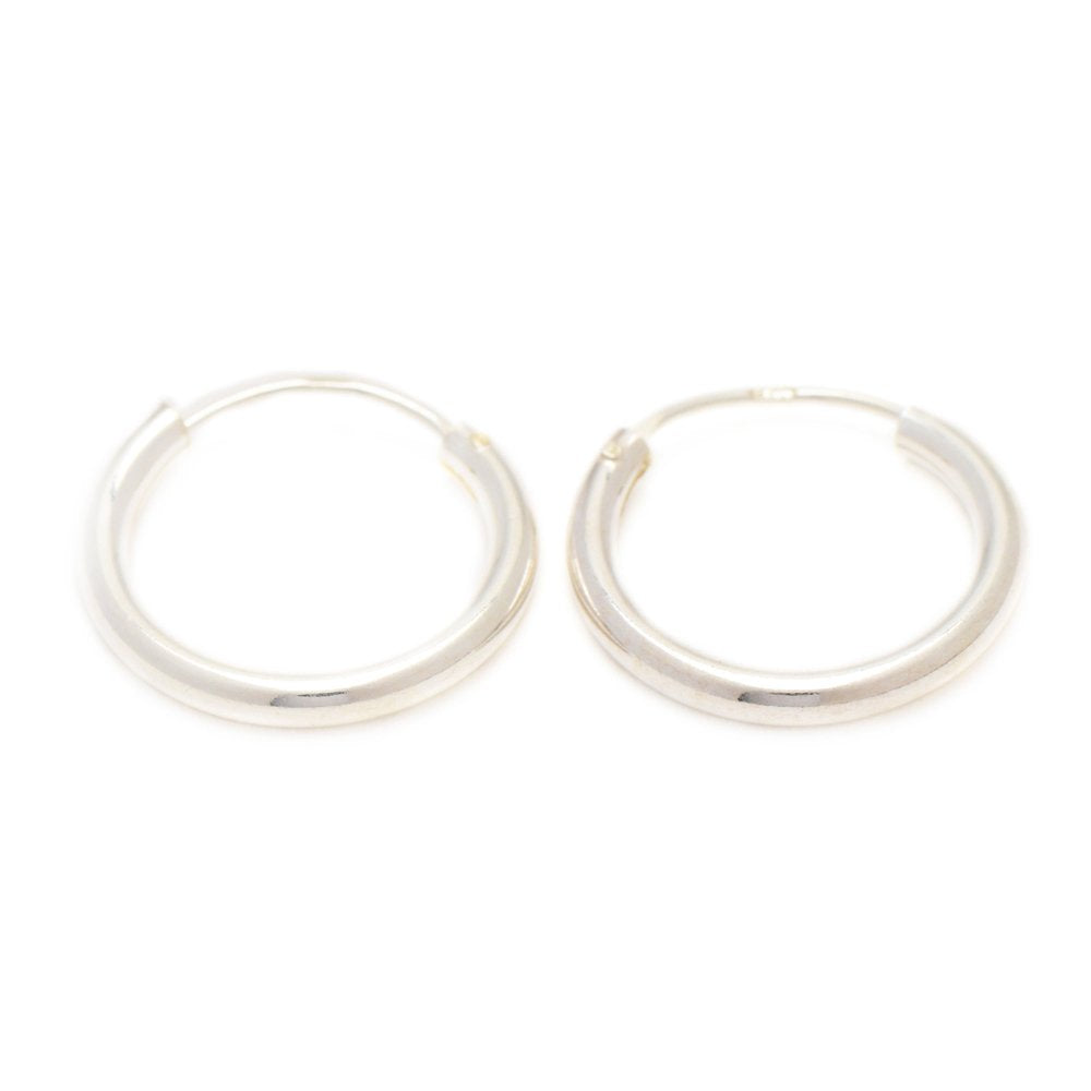 
                
                    Load image into Gallery viewer, Silverworks E6860 925 Sterling Silver Hoop Earring Philippines | Silverworks
                
            