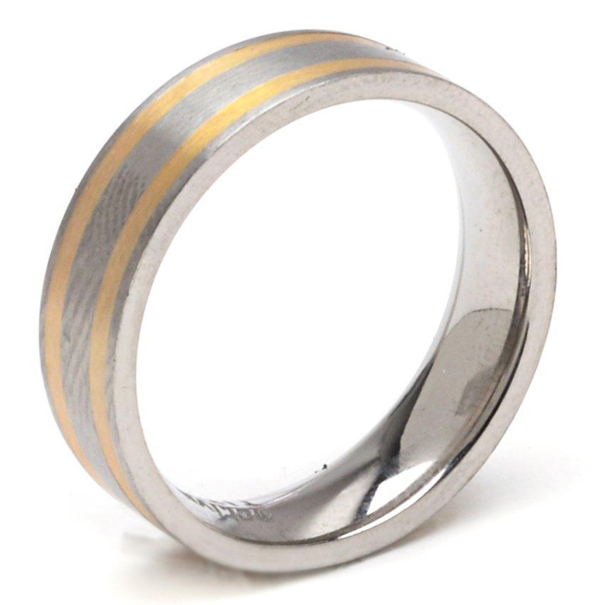 Two-Tone Titanium Ring